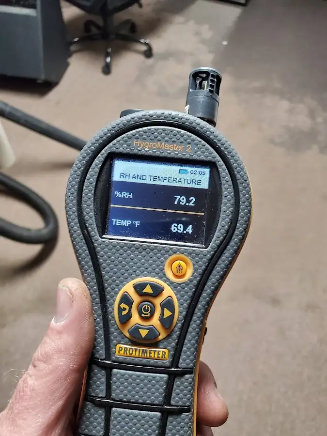 Moisture meter humidity assessment for Fire & Smoke Damage Restoration in Goulds